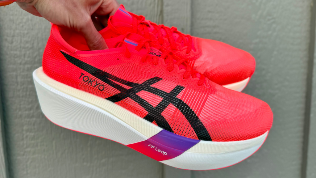 Asics Metaspeed Sky Tokyo in hand close up