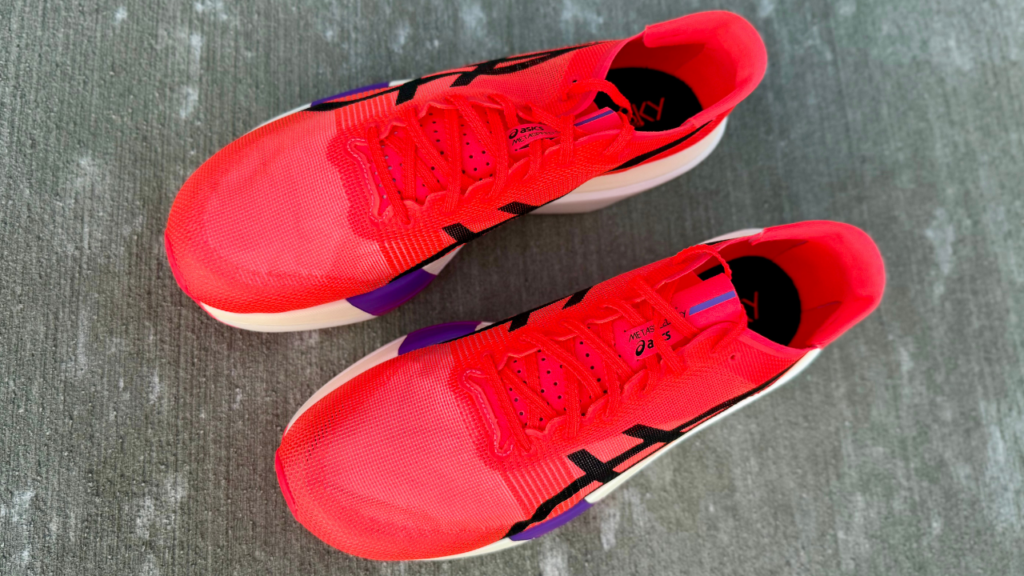 Asics Metaspeed Sky Tokyo upper top view