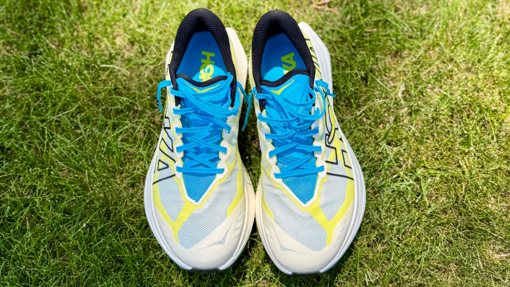 Hoka Rocket X Trail upper top view