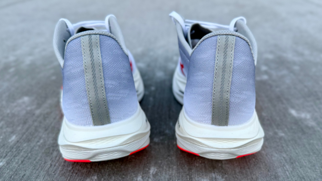 Mizuno Wave Rebellion Flash 3 heel close up