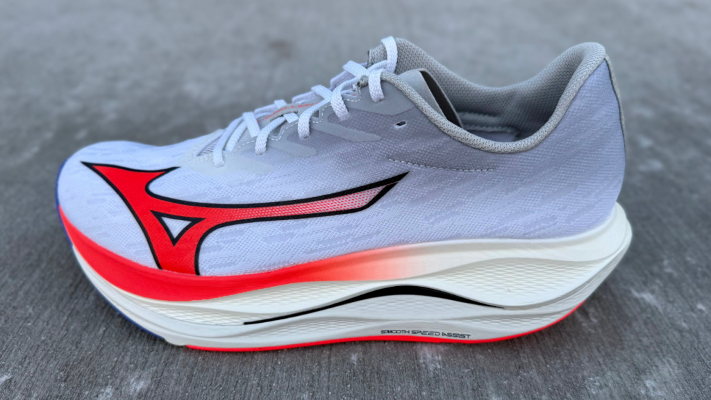 Mizuno Wave Rebellion Flash 3 lateral side view