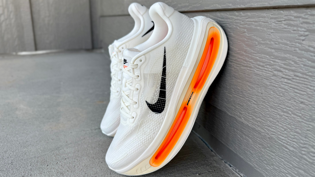 Nike Vomero Premium leaning on the wall