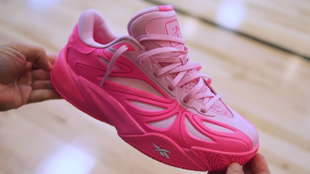 Reebok Angel Reese 1 in hand