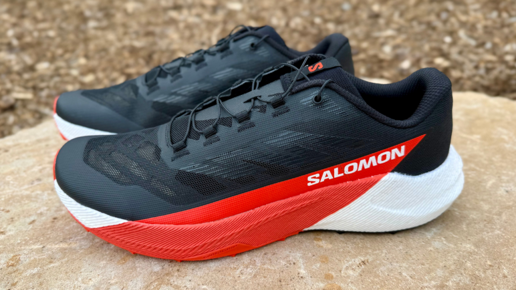 Salomon Pulsar on a rock