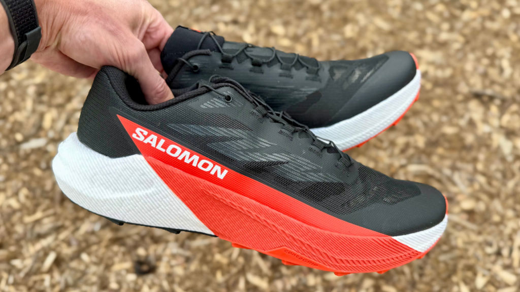 Salomon Pulsar in hand close up