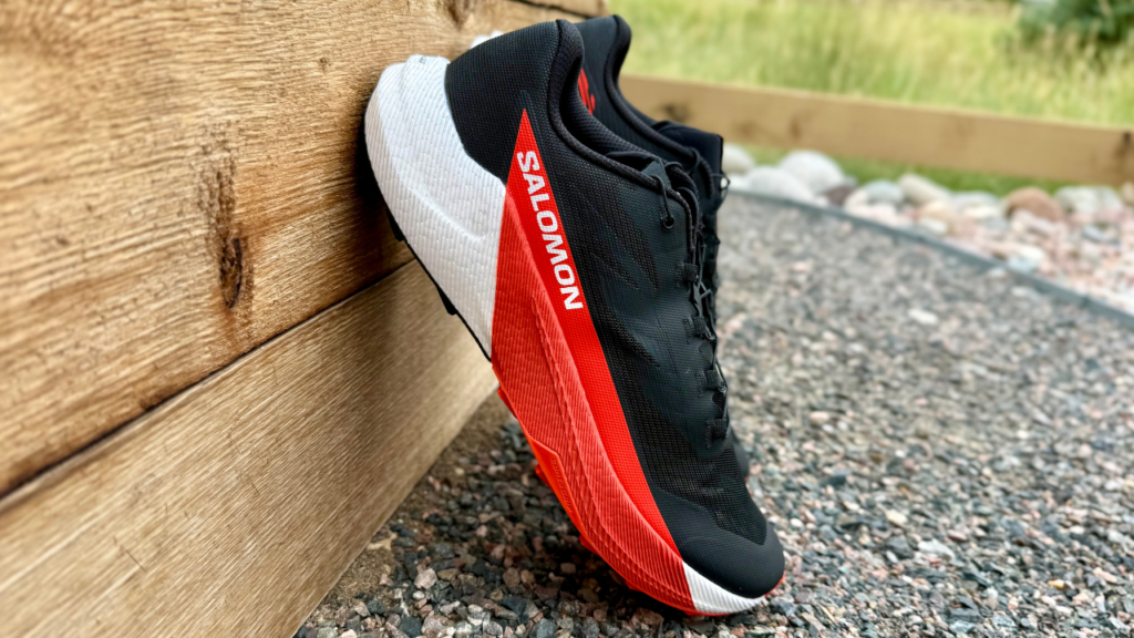 Salomon Pulsar leaning on wall