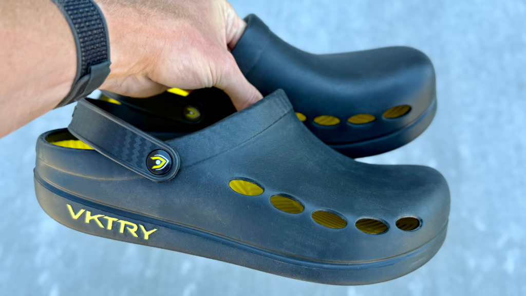 VKTRY Recovery Clog in hand