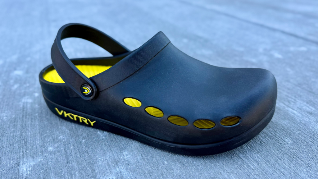 VKTRY Recovery Clog toe close up