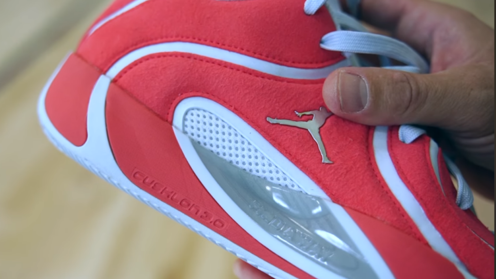 Jordan Tatum 4 materials close up