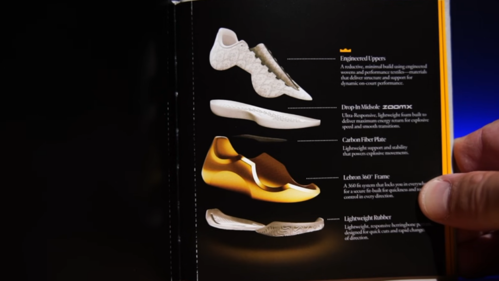 Nike LeBron 23 booklet packaging
