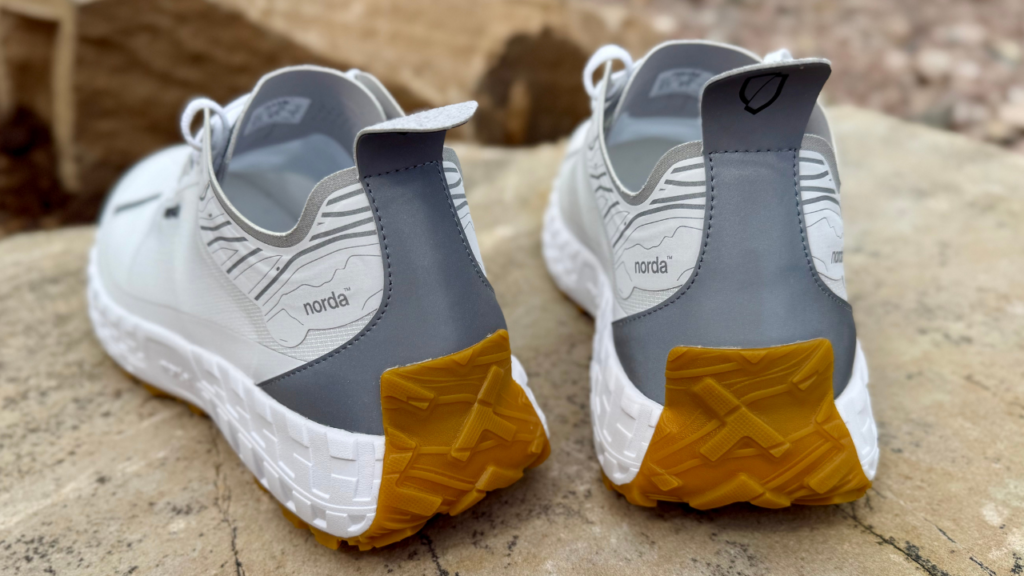Norda 001A heel close up