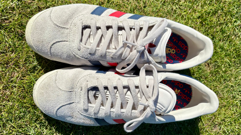 adidas gazelle golf top view