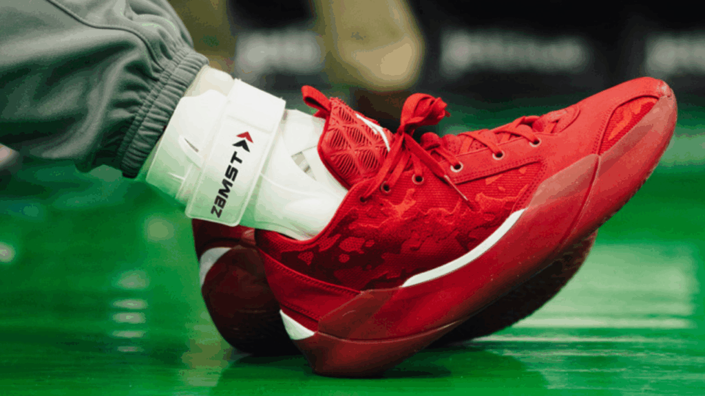 Zamst A2-DX on foot Trae Young