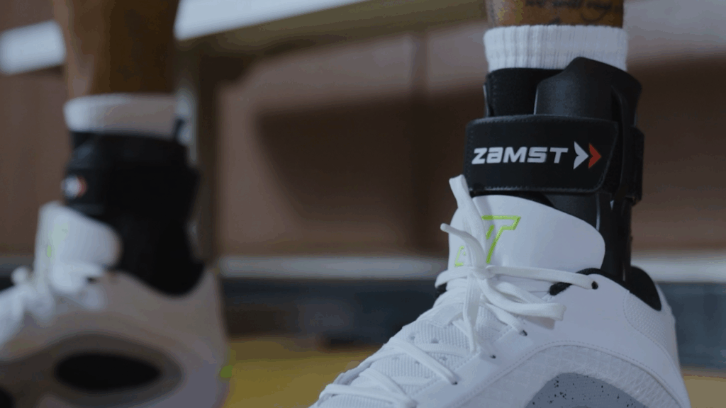 Zamst A2-DX close up in shoes