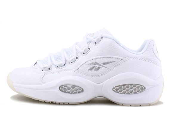 all white low top reebok questions