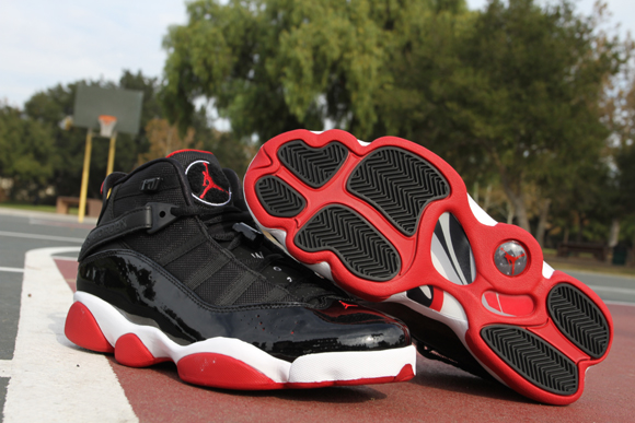 Air Jordan 6 Rings Black/ Red Detailed Look WearTesters