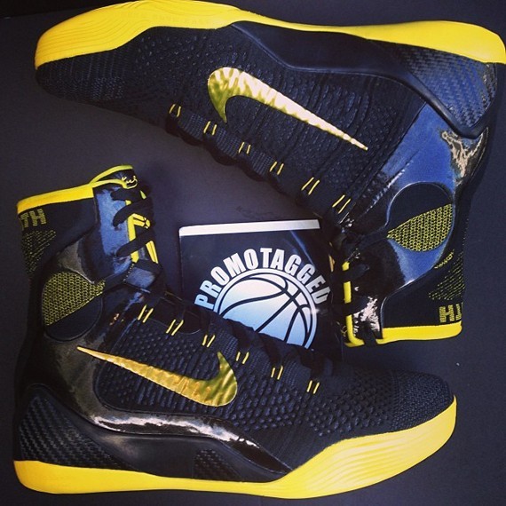 Nike Kobe 9 Elite Black/ Yellow PE 