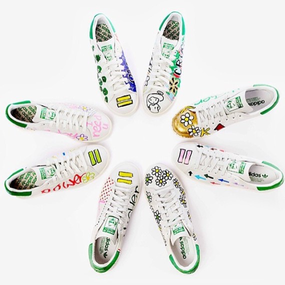 painted stan smiths
