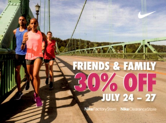 nike friends and family 30 off