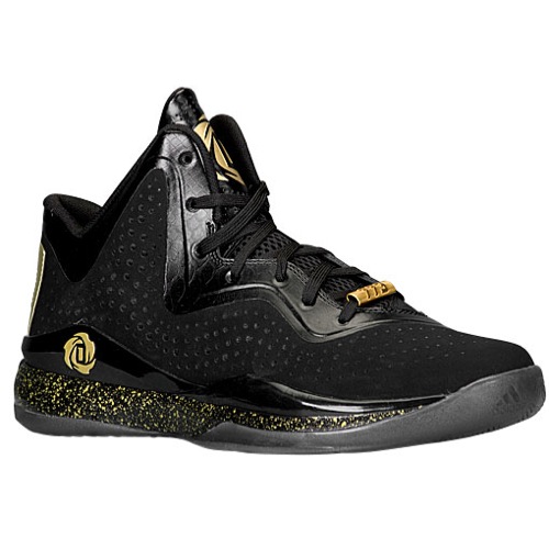 black and gold d rose shoes