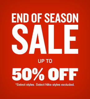 Finish Line End of Season Sale - 50% Off