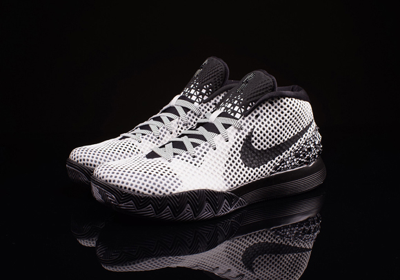 kyrie 1 black and white