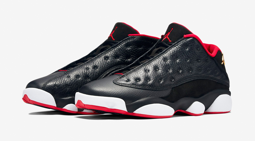 Air Jordan 13 Retro Low Black/ Red - Official Look + Release Info