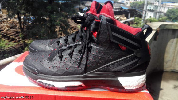 adidas D Rose 6 in Black/ Red 