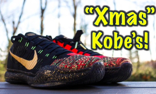 kobe shoes christmas edition