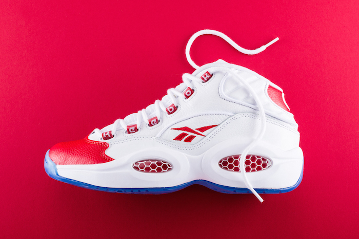 The Reebok Question Mid 'Red Toe 