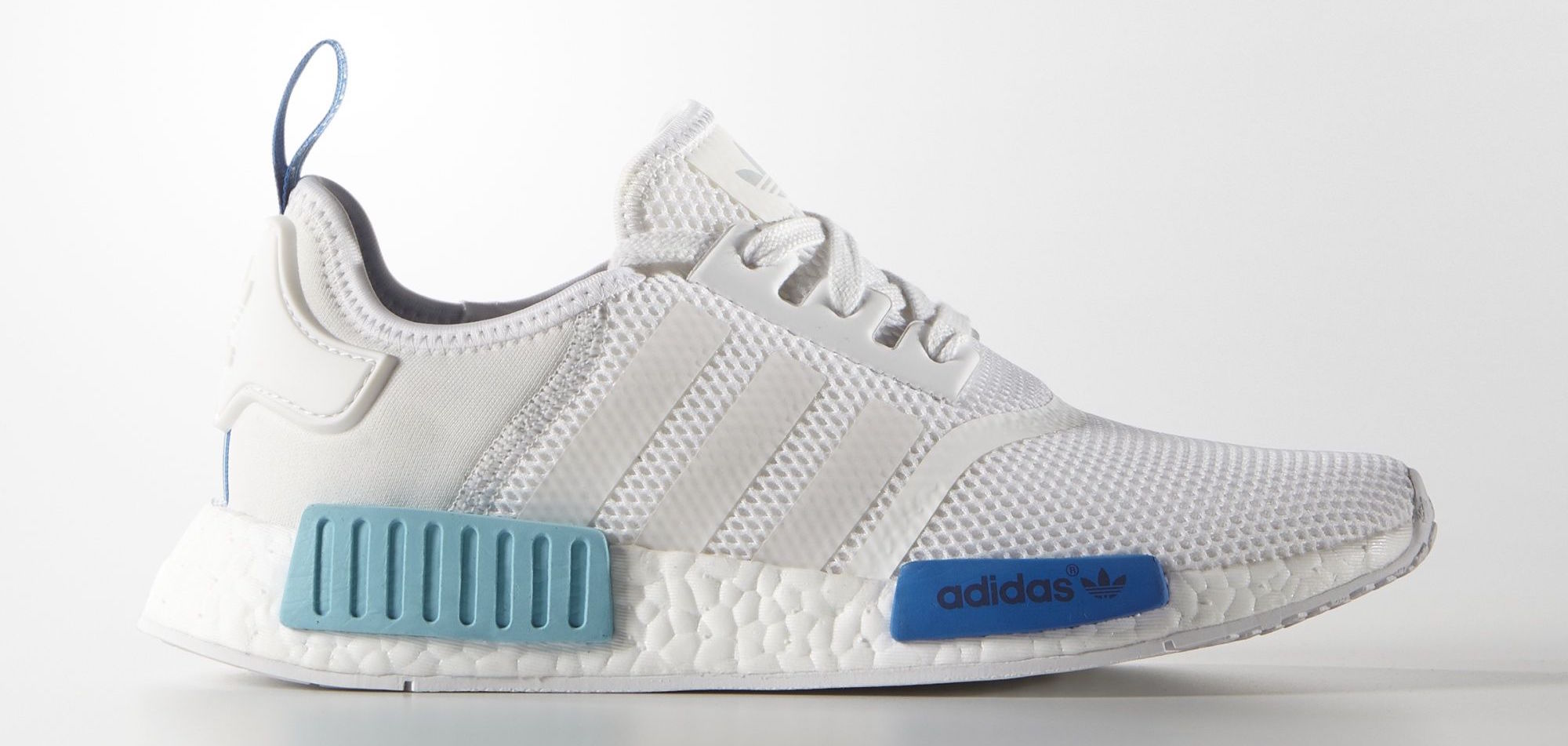 adidas nmd womens blue and white