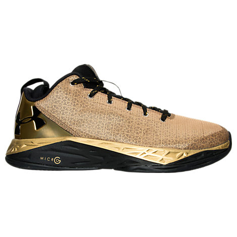 gold under armour basketball shoes