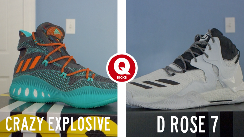 adidas D Rose 7 vs adidas Crazy Explosive Quick Comparison | Quick 