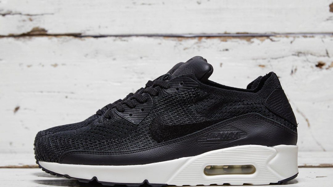 air max 90 flyknit black