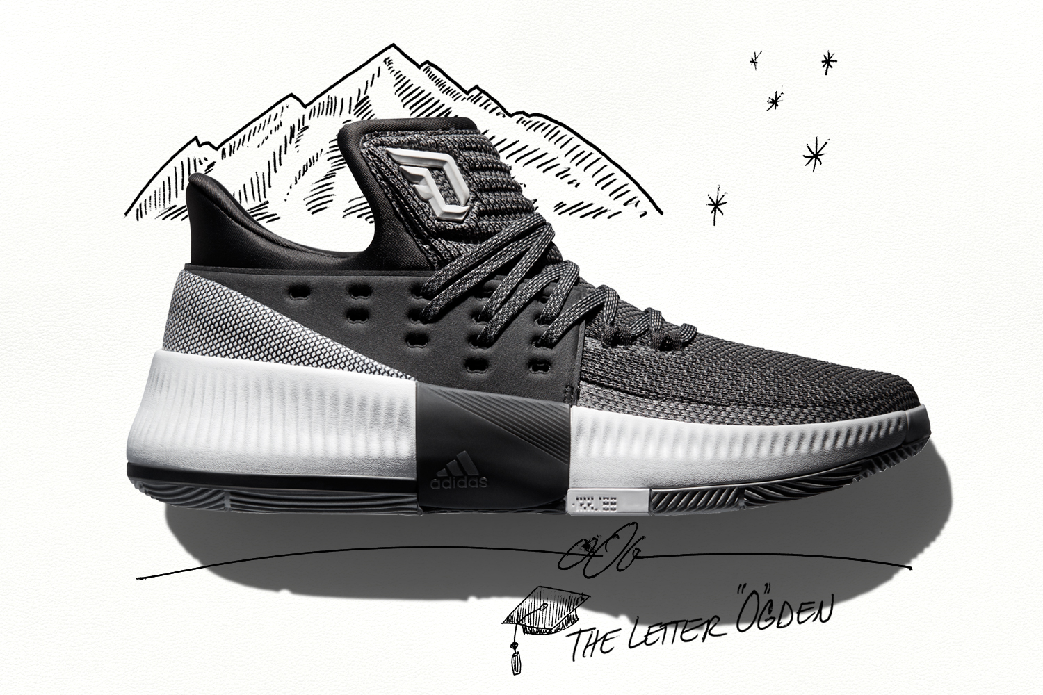 The Grey adidas Dame 3 'Wasatch Front 