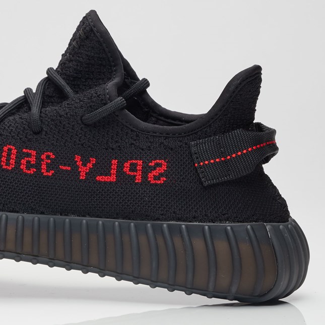 Adidas Yeezy Boost 350 V2 Bred Black And Red BY9612