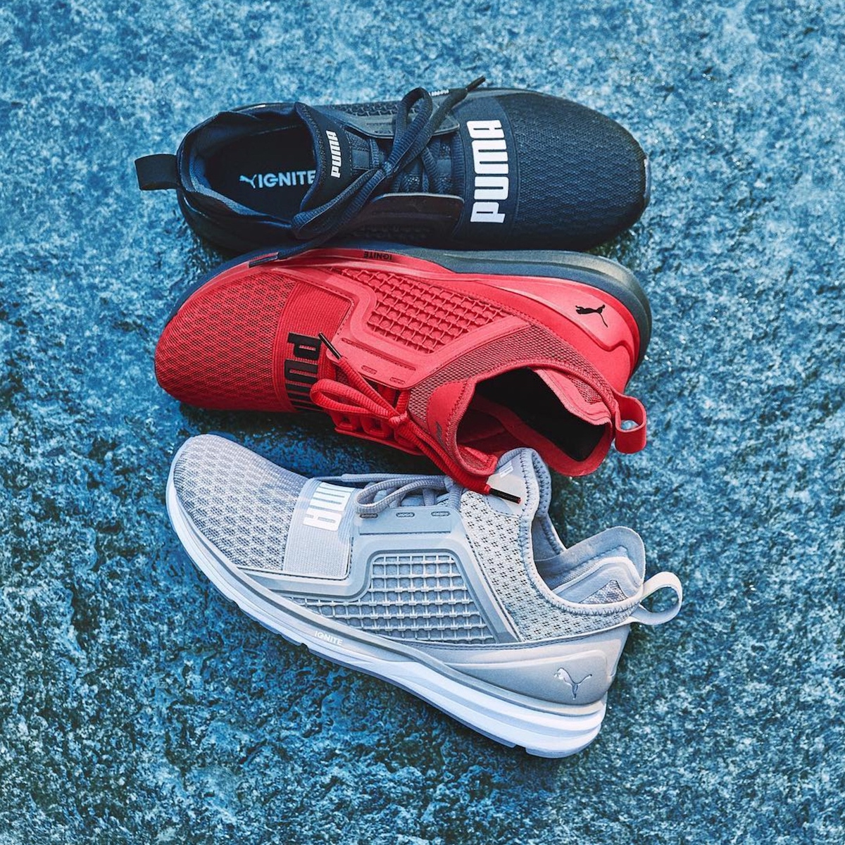 Colorways of the Puma Ignite Limitless 