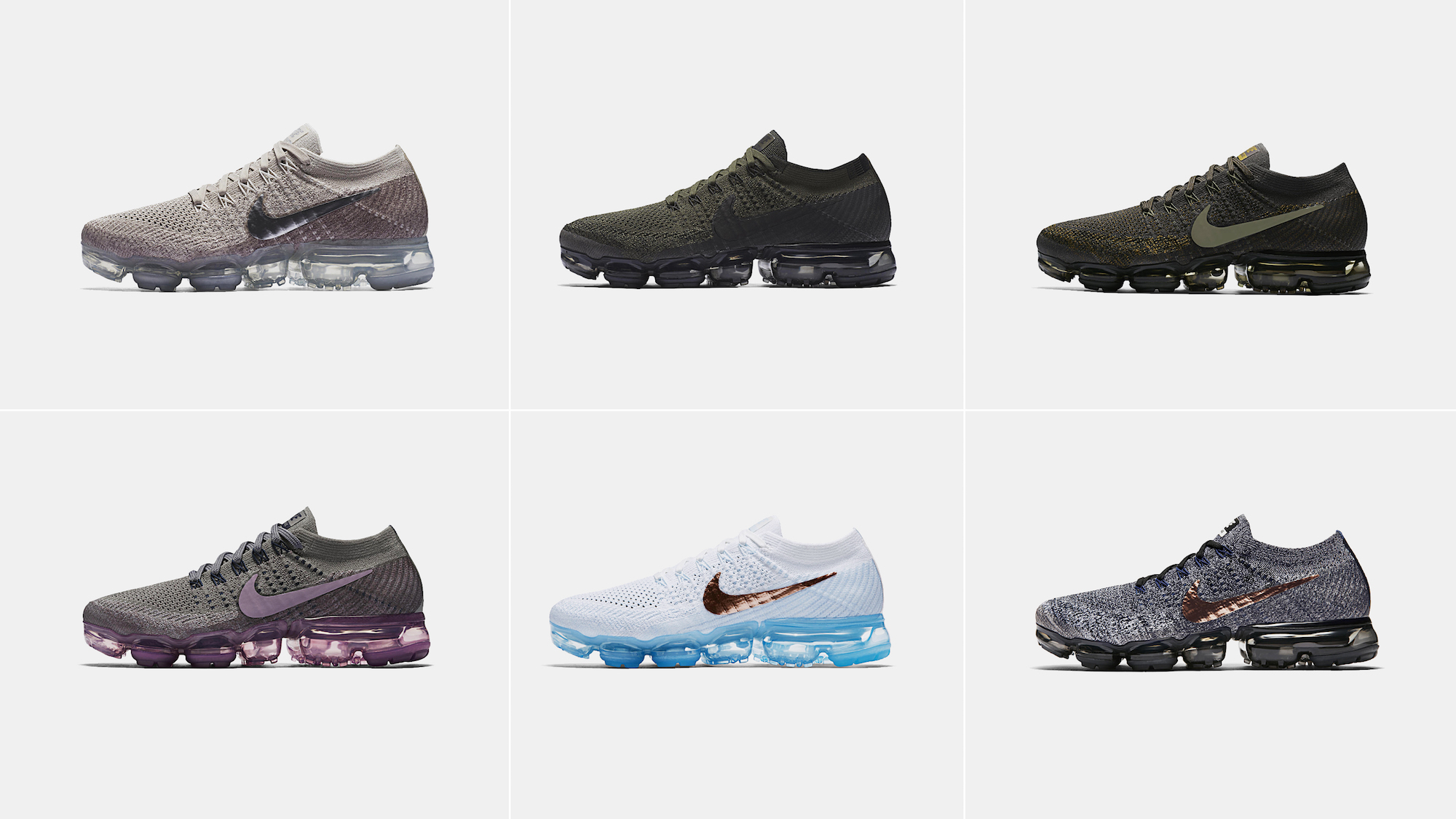 New Nike Air VaporMax Flyknit Colorways 