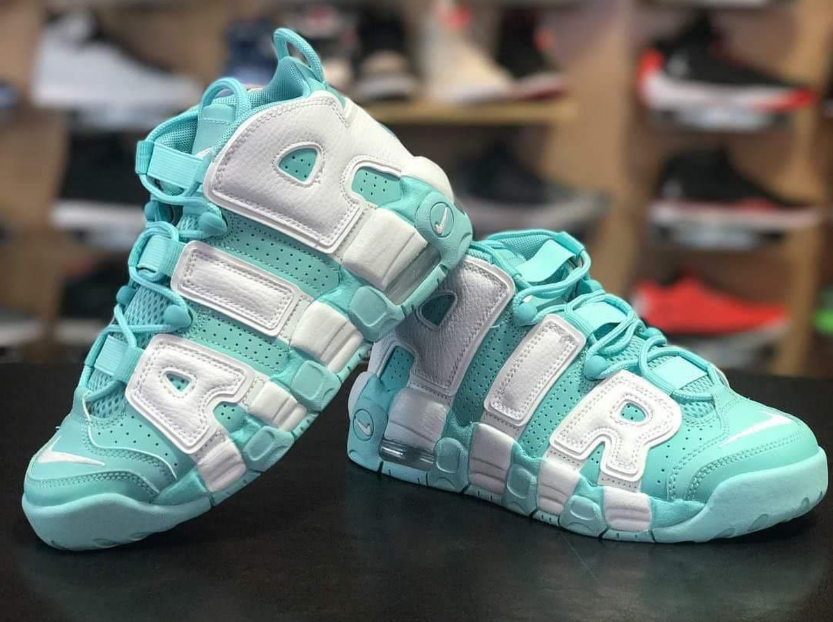 The Nike Air More Uptempo in Island Green Releases This Month - WearTesters