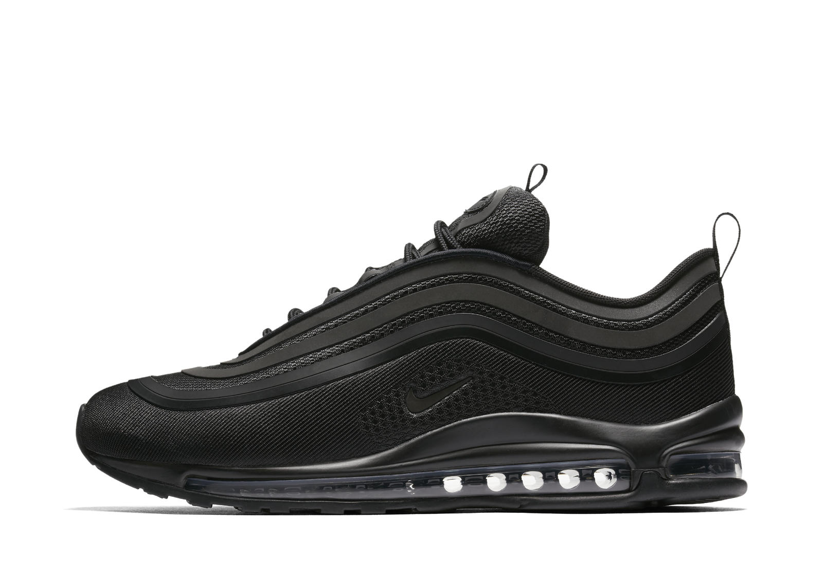 black leather air max 97