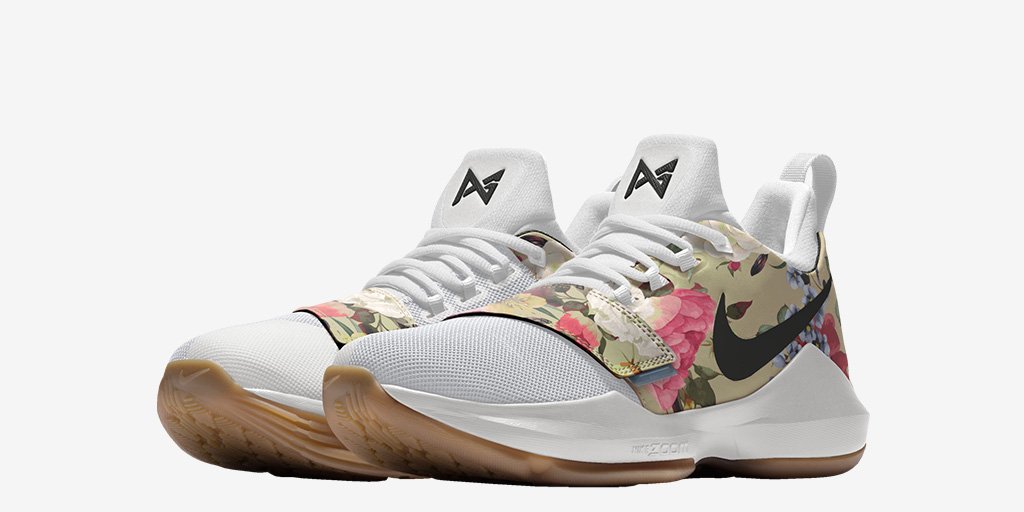NIKEiD the Nike PG 1 with Floral Print 