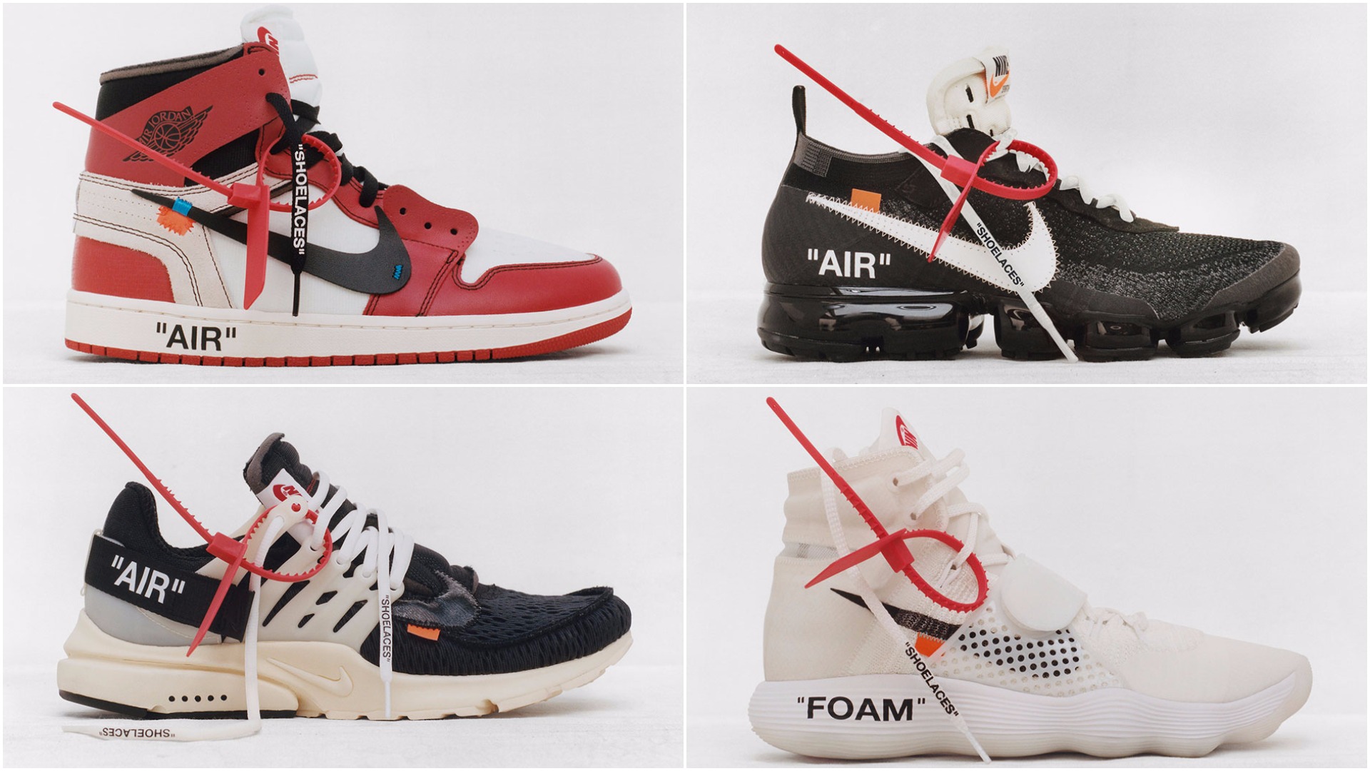 OFF-WHITE Virgil Abloh Collab Sneakers 
