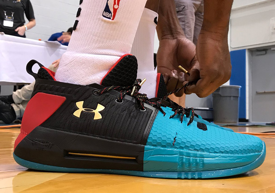 dennis smith under armour shoes