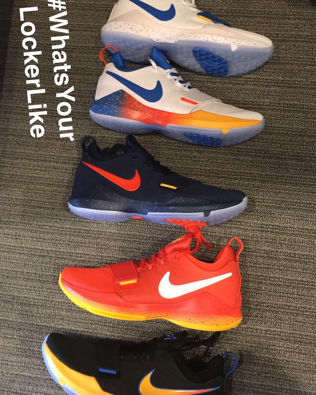 Paul George Shows Off Clean PG1 PEs 