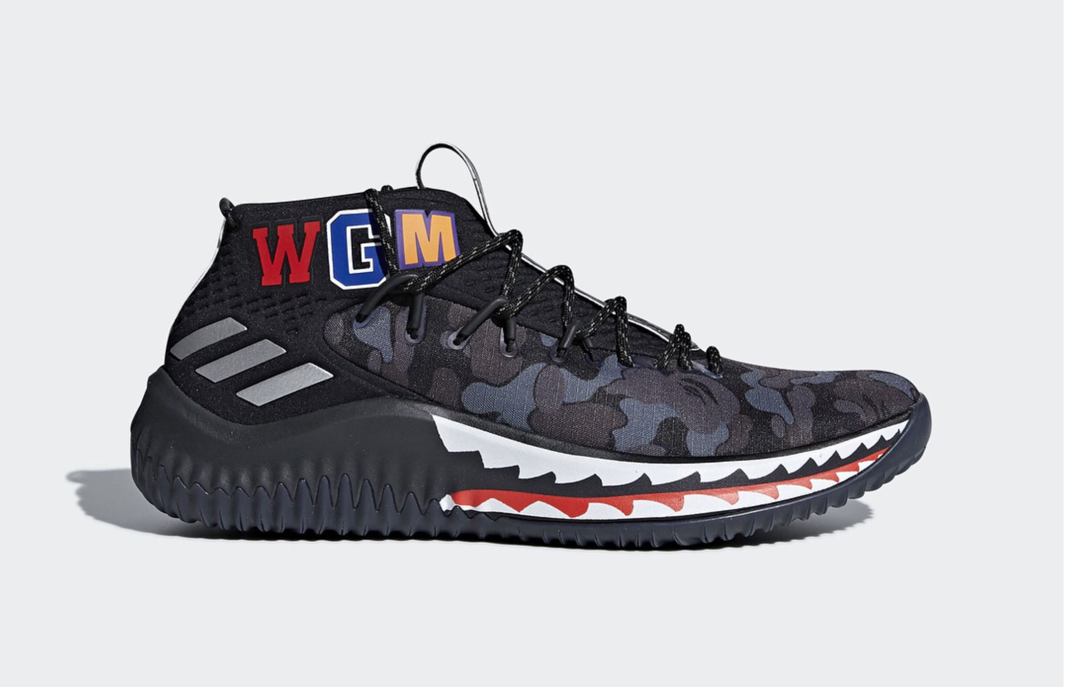 The adidas Dame 4 BAPE Releases Have an 
