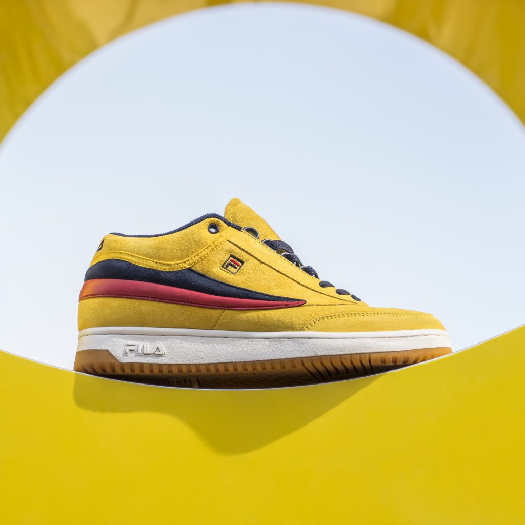 fila yellow shoes