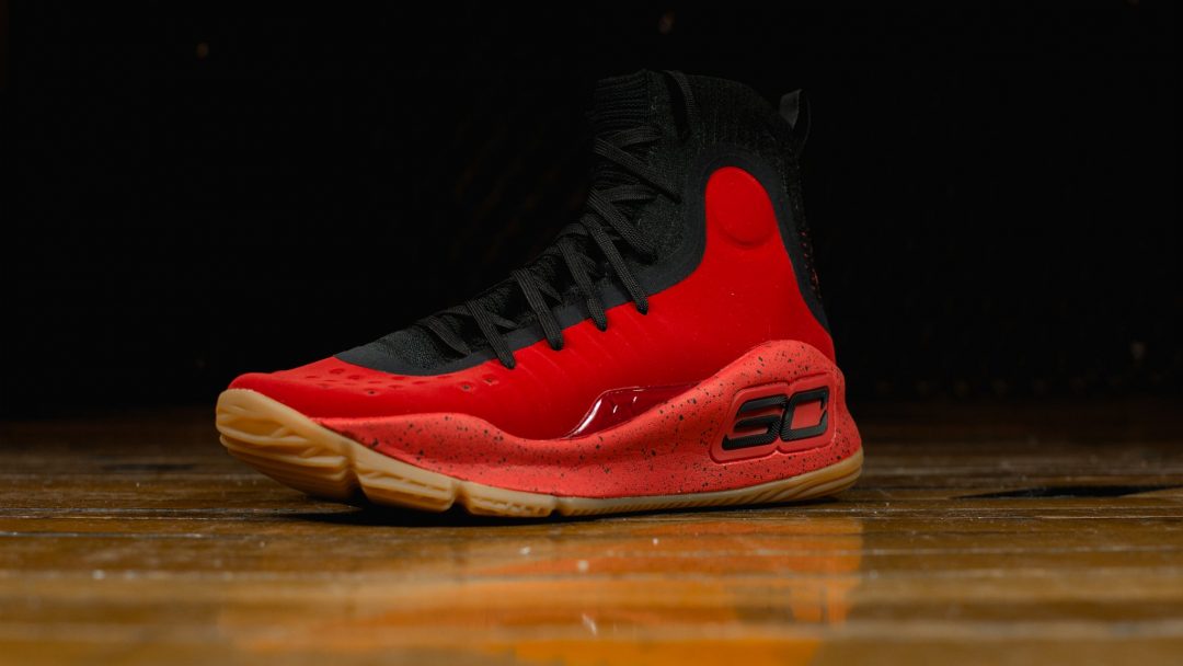 curry 4 shoes red