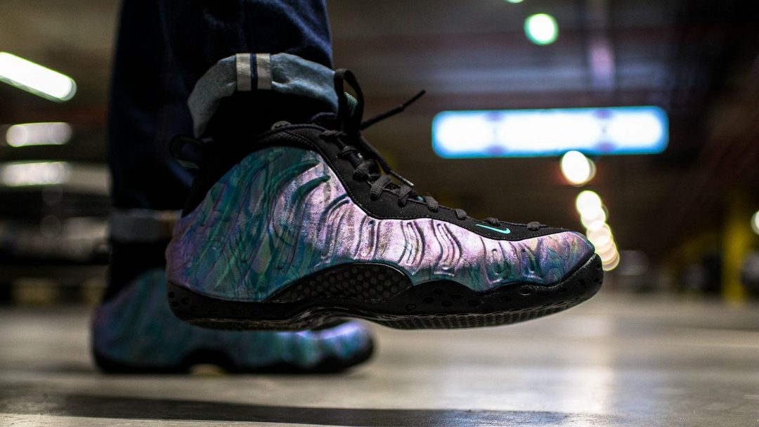 nike foamposite one abalone