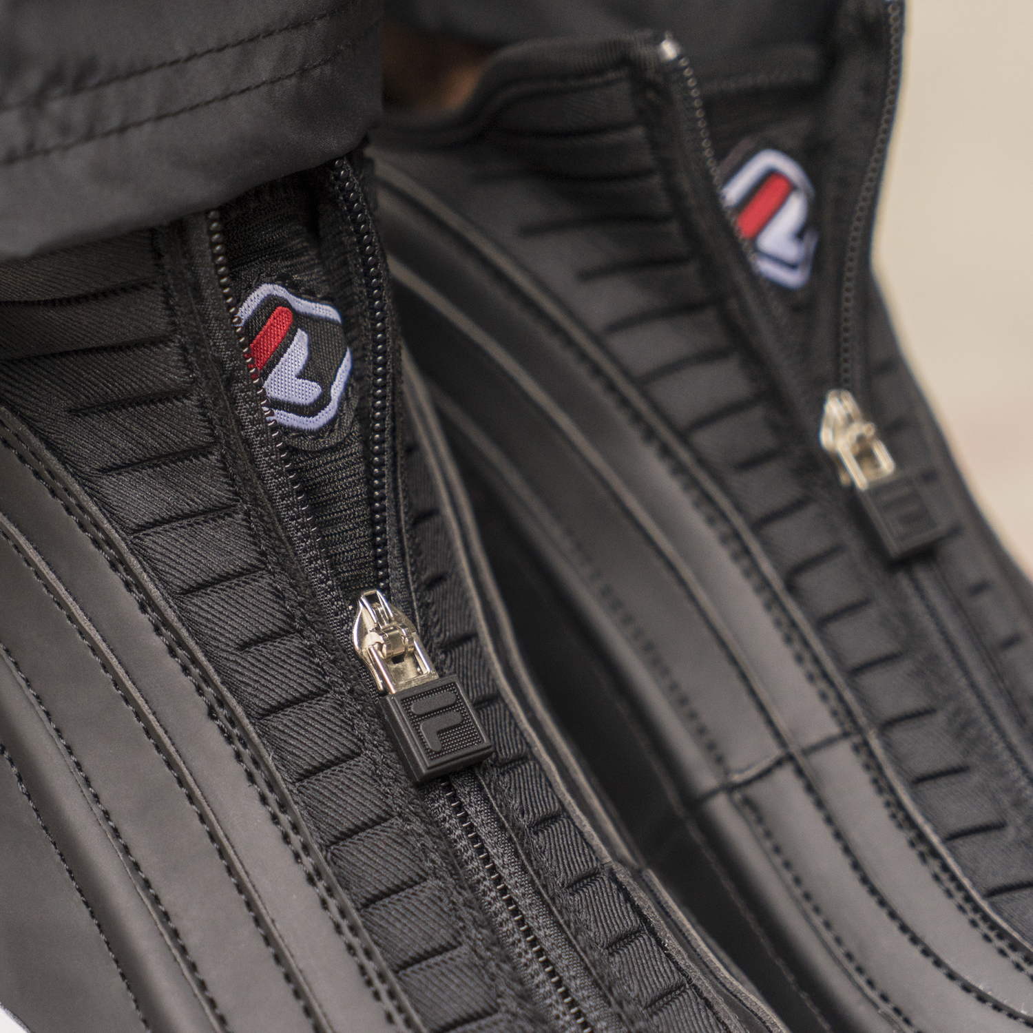 fila shoes with zipper