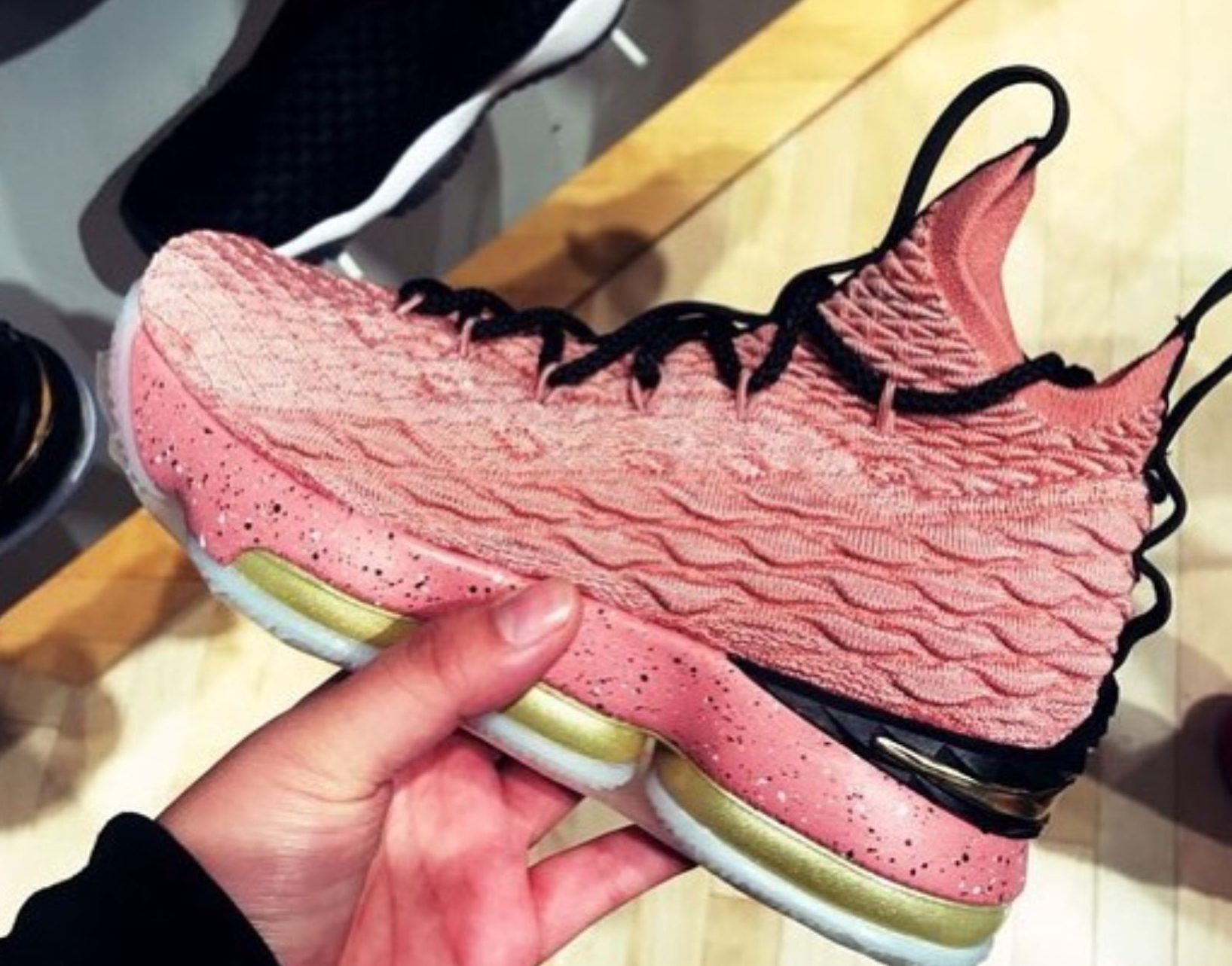 The Nike LeBron 15 'Rust Pink' is 